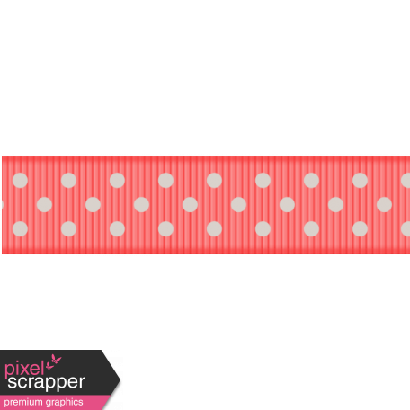 Medium Ribbon - Polka Dots 01 - Pink & Mint