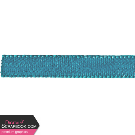 Feathers & Fur Teal Ribbon