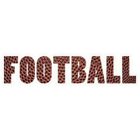 Football Word Art graphic by Janet Kemp DigitalScrapbook