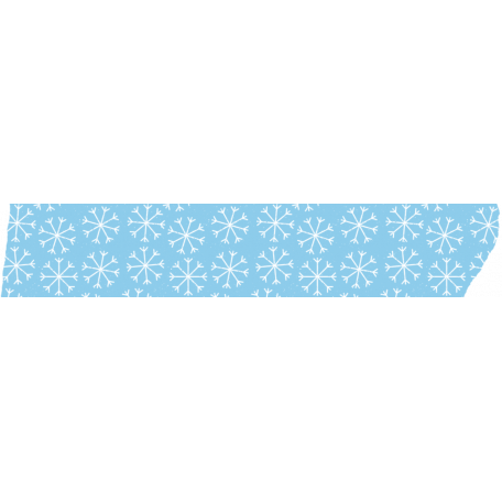 Baby its Cold Outside Blue Washi graphic by Robin Sampson