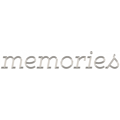 Memories Word Art graphic by Gina Jones | DigitalScrapbook.com Digital