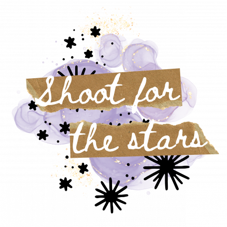 Shoot For The Stars graphic by Kimberly Louise | DigitalScrapbook.com