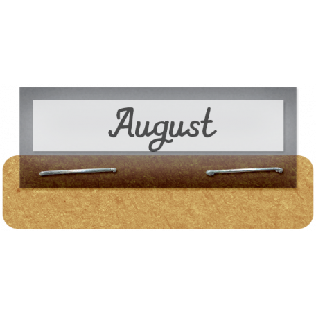 Clear Calendar Tabs Kit - clear tab august graphic by Marisa Lerin | DigitalScrapbook.com (Pixel ...