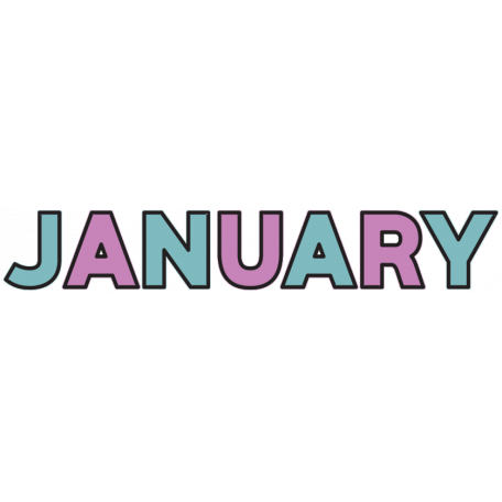 The Good Life: January 2021 Labels & Stickers Kit - January Sticker ...