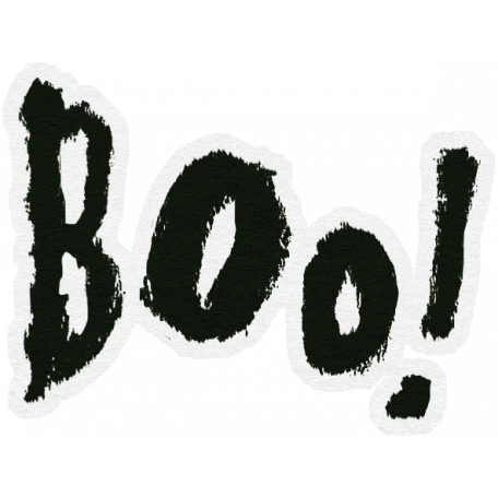 Halloweeeek! Minikit - Word Art - Boo! graphic by Melo Vrijhof