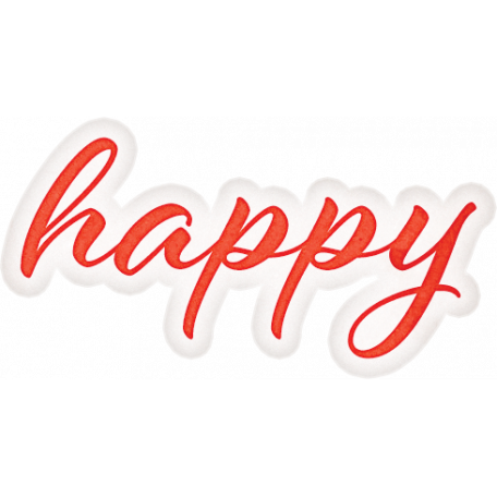 Positively Happy - Happy Word Art graphic by Jessica Dunn 🌷 ...