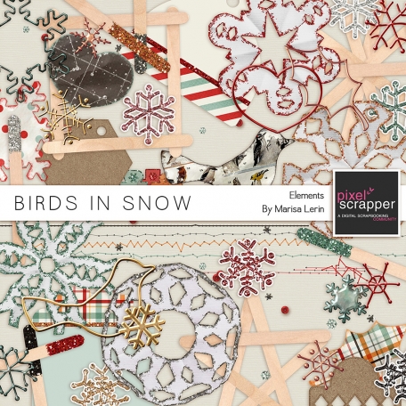 Birds in Snow Elements