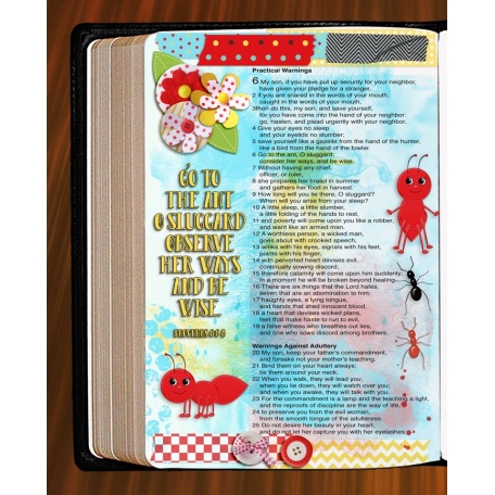 Bible Journaling Proverbs 6