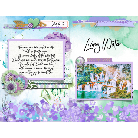 Bible journaling: Living Water