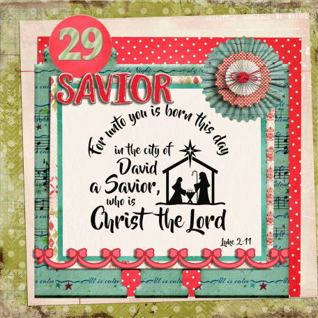 Titles Of Christ December Daily: Day 29. Saviour