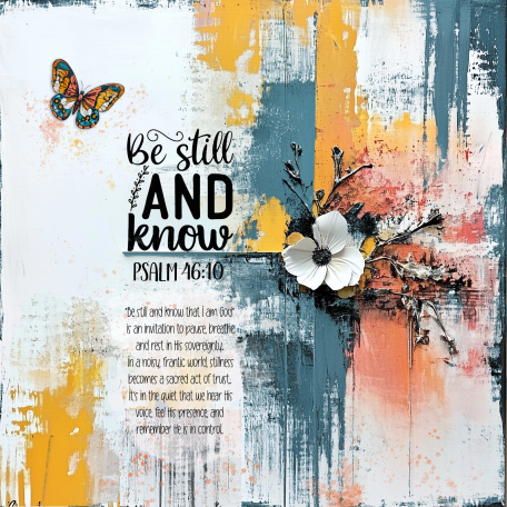 Be Still and Know Mixed Media