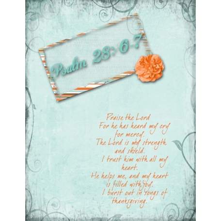 Psalm 28-6-7