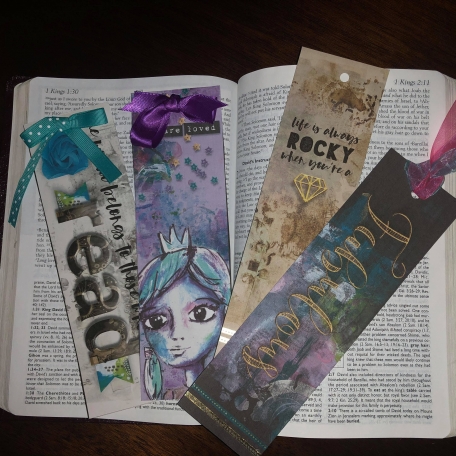 Mixed Media Book Marks