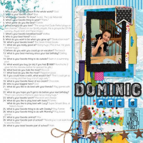 Dominic, Age 8