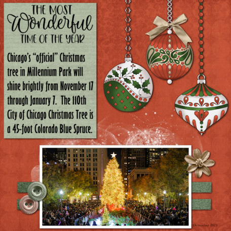 Chicago Christmas Tree
