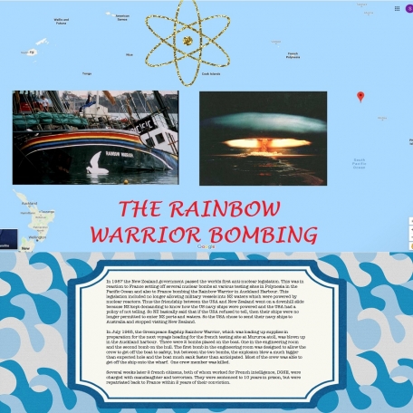 Day 23 Rainbow Warrior Bombing 1985
