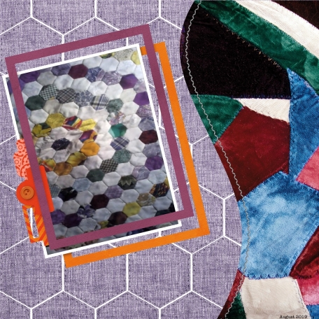 Patchwork Hexagons Aug 2019