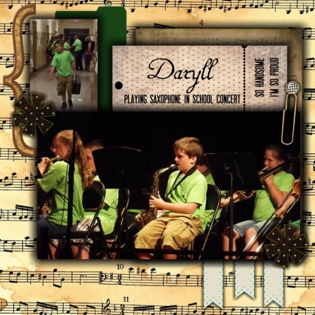 Daryll Playing Saxophone