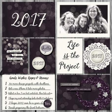 2017 Project Life Title Page - Life *Is* the Project