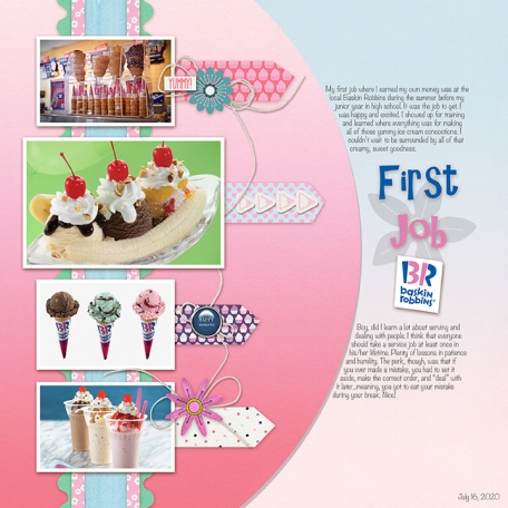 First Job - Baskin Robbins