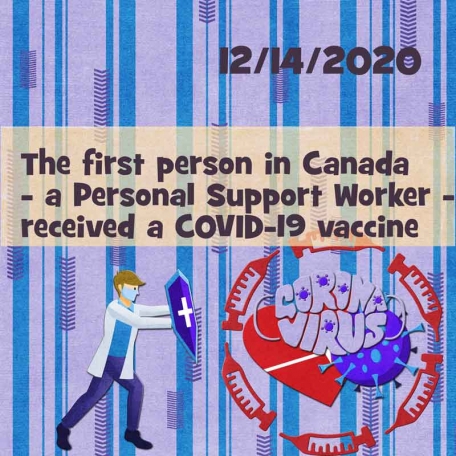 Journal - first person in Canada to receive COVID vaccine