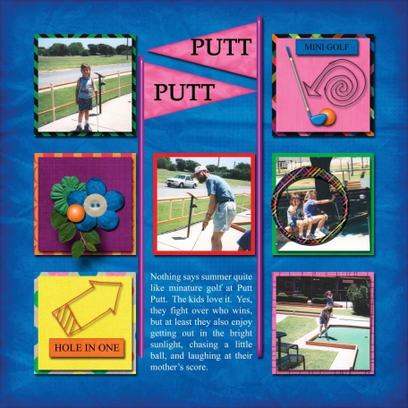 A Fun Day at Putt Putt