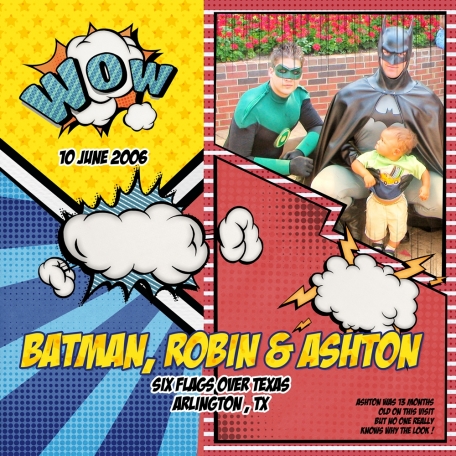 Family Album 2006: Batman, Robin & Ashton