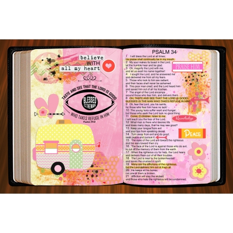 Psalm 34:8 Taste and See Bible Journal