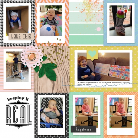 digital scrapbook pocket page