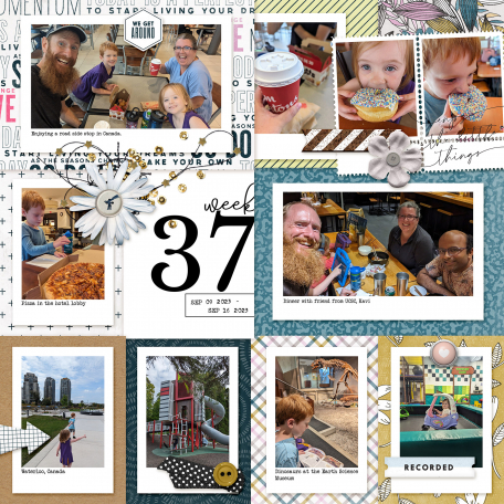 digital scrapbook pocket page