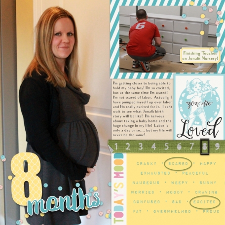 My First Pregnancy- Month 8