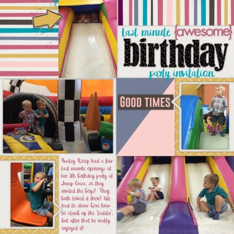 Last Minute {Awesome} Birthday Party Invitation
