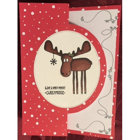 Christmoose Flip Card