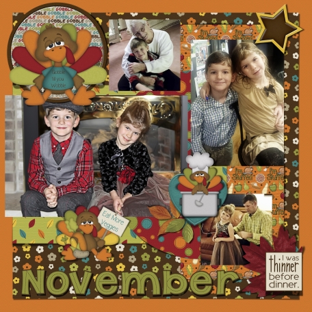 November 2016 Calendar-Our Family