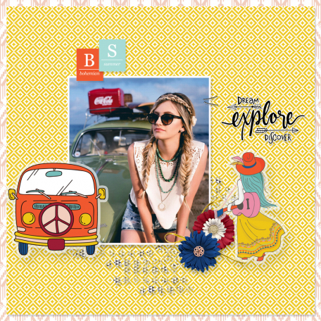 kit :   Bohemian Summer de Rachel Etrog designs WA du kit photo Pixabay de Pexels