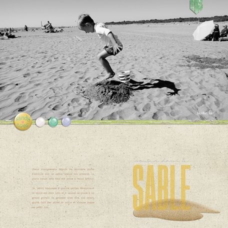 Sauter dans le sable