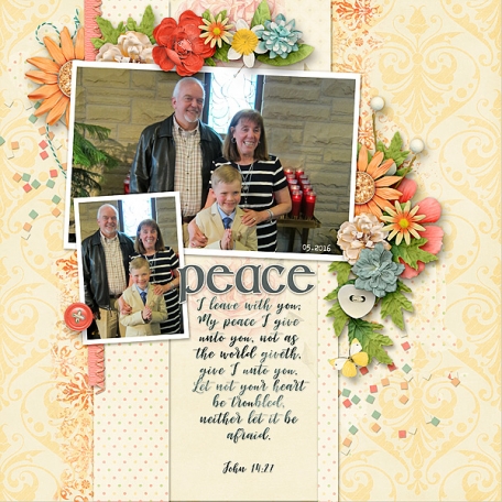 Peace (Jack's first Communion)
