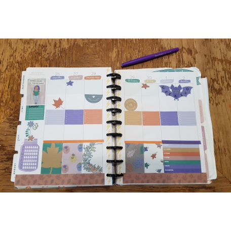 The Good Life - October 2022 planner spread