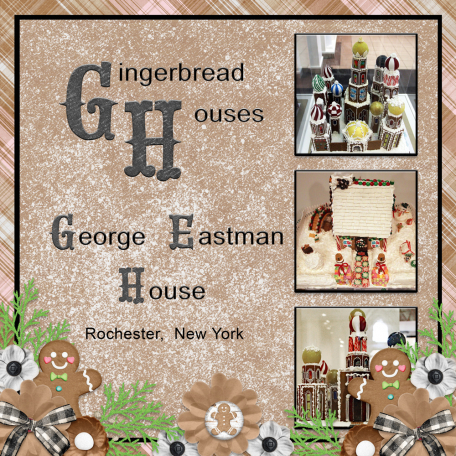 Gingerbread Houses - George Eastman House -Rochester, NY
