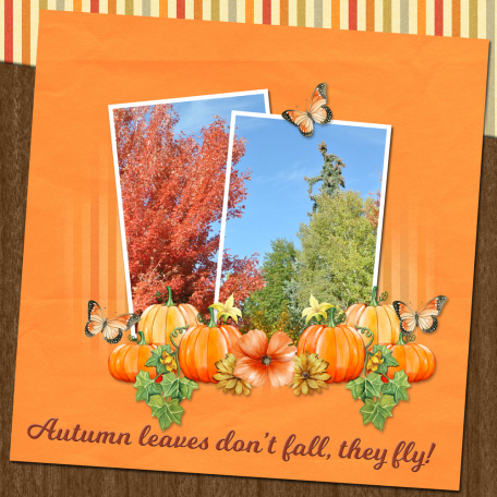 Autumn leaves don't fall, they fly!...6scr