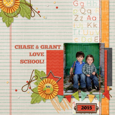 Chase & Grant love school!