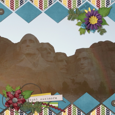 Rainbow at Mount Rushmore