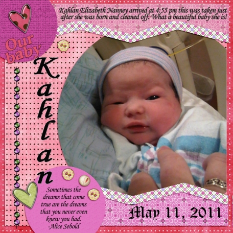 Kahlan our baby