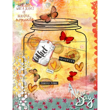 A New Day - Art Journal Layout