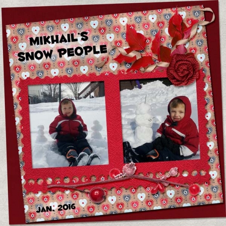 Mikhail's snow people