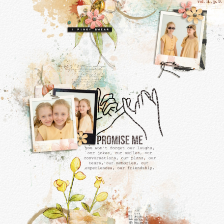 Promise me (Pinky promises) by Lou Smith | DigitalScrapbook.com Digital ...