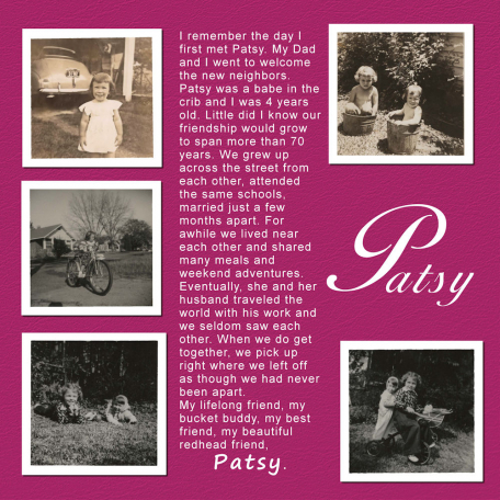 P for Patsy