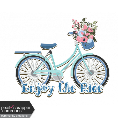 Enjoy the Ride Bike Chipboard