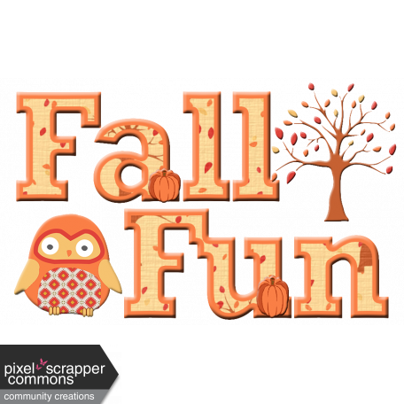 Fall Fun Word Art