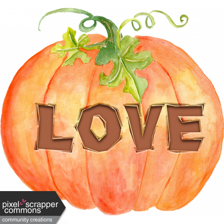 Fall in Love Mii Kit Carved Pumpkin Love